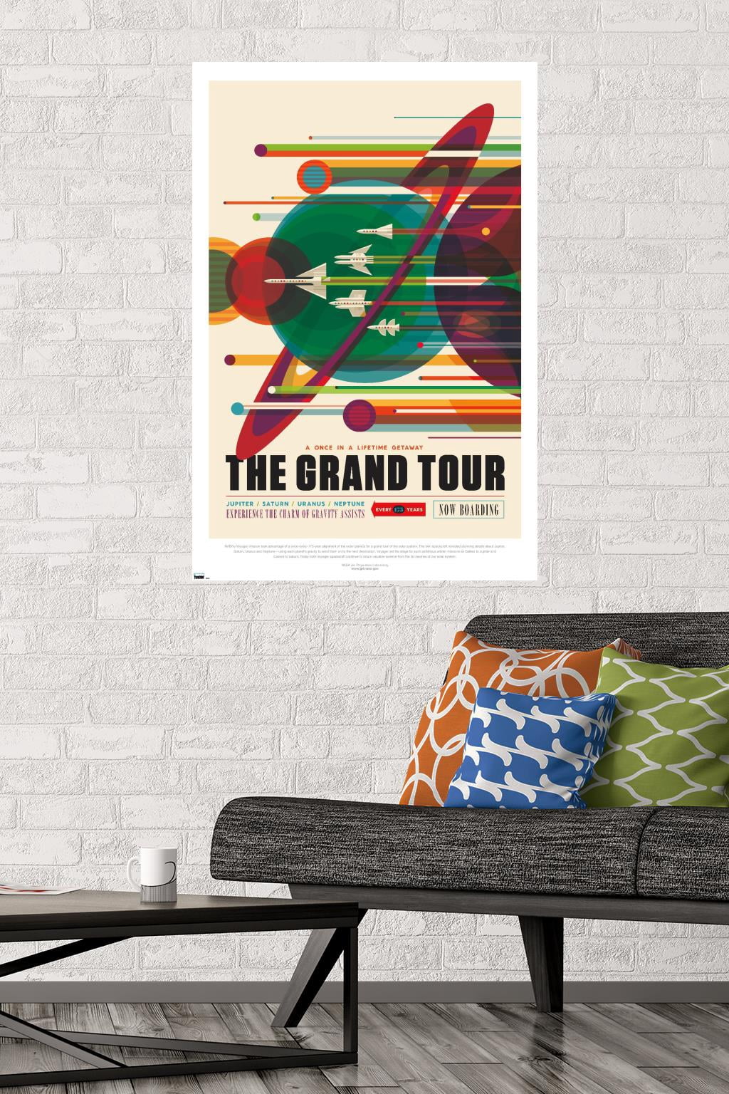 NASA - The Grand Tour Wall Poster, 22.375" x 34"
