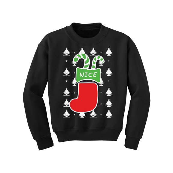 Awkward Styles Christmas Sweater for Boys Girls Kids Youth Nice Xmas Stocking Sweatshirt