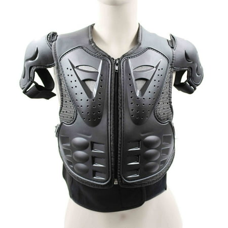 Dirt Bike Chest Protector Ediors Black Body Armour Vest Motocross Chest Protector Dirt Bike Youth/Boy/Girl/Child ()