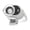 White, variant on Clip-On Waist-Mounted Mini Fan with Semiconductor Cooling & Digital Display, Outdoor Portable Desktop Cooling Fan for Work, Hiking, Fishing and Daily Outdoor Use