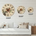thumbnail image 4 of Designart 'A Flowering Tree Branch With Two Chinese Birds' Traditional Wood Wall Clock, 4 of 5