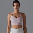 thumbnail image 6 of Women High Support Racerback Sports Bra Hook and Eye Closure Gym Fitness Top Push Up Workout Yoga Bras Female Running Bralette (Black,XL), 6 of 8