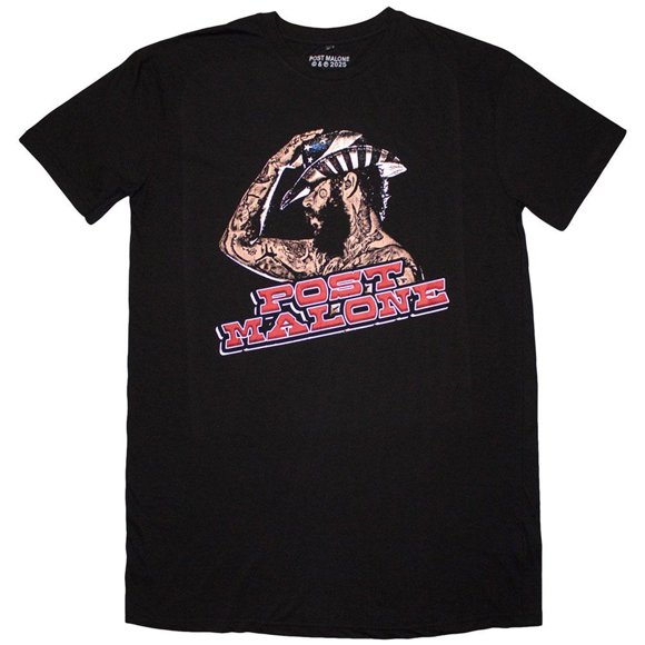 Post Malone Womens Cowboy Hat T-Shirt Dress