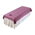 thumbnail image 3 of Stgfyxgs Salon Sofa Cover, with Face Hole, Professional Massage Table Cover, Washable, Lightweight And Soft, Beauty Bed Cover for Salon Purple, 3 of 9