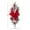 Red 1, variant on wsevypo Light Up Christmas Wreaths for Front Door Pre-lit Artificial Wreath Adorned with Bow
