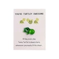 thumbnail image 2 of Clearance! Pocket Hug Turtle You're Turtley Inspirational Gift With Card Thank You Note Cards Greeting Card Sea Turtle Figure Pocket Hug Gift For Friends And Family Cards, 2 of 7