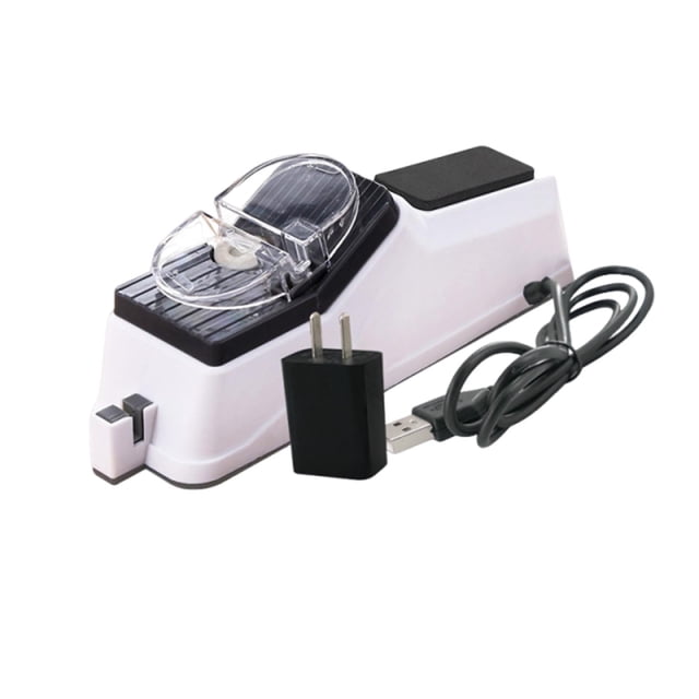 Knife Sharpener Kit With USB Power 5 Second Sharpening And Polishing Function For Kitchen Knives And Scissors With Protective Cover