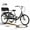 BLACK, variant on Adult Tricycle 24 Inch Trike, 3 Wheel Bikes 7 Speed Trikes Wheel Bike for Women,Men,Seniors,Maximum Load 550lbs,with Rear Basket and Rear Seat