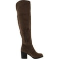 thumbnail image 2 of JOURNEE COLLECTION Womens Gray Padded Sana Round Toe Block Heel Zip-Up Dress Boots 10 M, 2 of 3