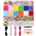 thumbnail image 1 of Kit para hacer pulseras, abalorios para hacer pulseras, abalorios de poni, polímero, 1 of 5