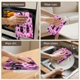 thumbnail image 5 of 6 Pcs Funny Kitchen Towels,Pink Halloween Fantasy Pattern Microfiber Dish Towels,Kitchen Tea Towels,Kitchen Towel Set (18" X 26"), 5 of 7