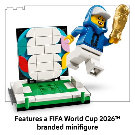 LEGO Editions FIFA World Cup Official Trophy Building Set - Kit for Display in Bedroom, Home Office, Book Shelf - Soccer Fans Collectible - W/World Cup 2026 Minifigure - Gift for Father's Day - 43020 - Image 3