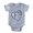 Heather Grey, variant on CafePress - Emperor Penguins - Cute Infant Baby Football Bodysuit