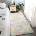 thumbnail image 2 of Alfombra peluda para sala de estar, suave, antideslizante, de pelo largo, para dormitorio, suave y cómoda, grande, lavable, para niños, dormitorio, salón, pasillo, baño, cocina, 40 x 60 cm, 2 of 5