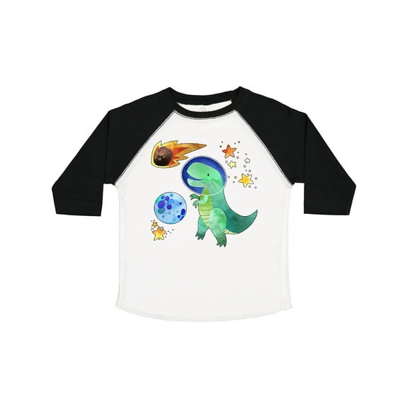 Inktastic Tyrannosaurus Rex Vs. Meteor Fun Space Dinosaur Boys or Girls Toddler T-Shirt