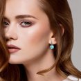 thumbnail image 3 of Everly Women’s 15 1/4ct TGW Sky and London Blue Topaz Sterling Silver Leverback Earrings, 3 of 8