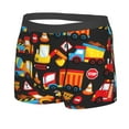 thumbnail image 2 of Kll Construction Truck Men'S Cotton Boxer Briefs Underwear-Medium, 2 of 9