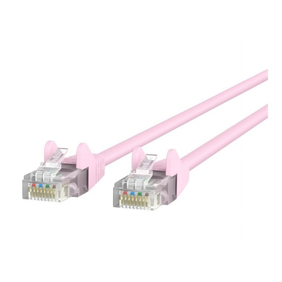 Belkin High Performance - Patch cable - RJ-45 (M) to RJ-45 (M) - 20 ft - UTP - CAT 6 - molded, snagless - pink - for Omniview SMB 1x16, SMB 1x8; OmniView SMB CAT5 KVM Switch