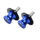 thumbnail image 1 of 2pcs 8mm Aleación de aluminio azul Motocicleta Swingarm Spool Slider Stand Bobbin, 1 of 1