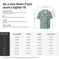 thumbnail image 5 of Susaid winter ski Dachshund Print Men's Polo Shirts Button Down Short Sleeve Casual Summer Beach Vintage Shirts for Men-4X-Large, 5 of 5