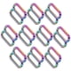 thumbnail image 4 of Hebilla ajustable, 10 piezas Hebilla de 8 formas Hebilla decorativa Mini hebilla Funcionalidad de alta precisión, 4 of 9