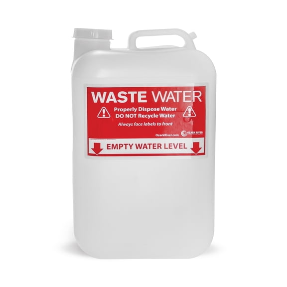 Ozark River Portable Sinks 6 Gallon Waste Water Tank, Replacement Tank, Water Recovery Tank for Portable Sink