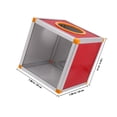 thumbnail image 2 of OULII Boîte de Rangement pour Billets, Tambour à Billets, Aluminium Composite Rouge Multifonctionnel 1Pcs, 2 of 8