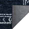 thumbnail image 4 of Mainstays Washed Indigo Bordered Tufted Washable Area Rug 5 x 7, 4 of 9