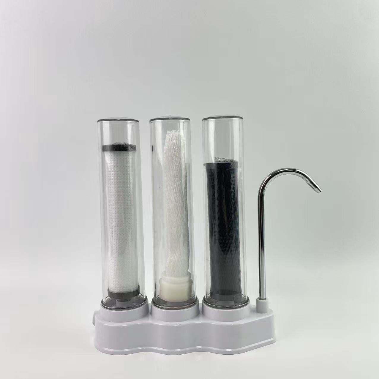 VexuFil Water treatment equipment, namely, cartridge filtration units, High Capacity Under Sink 5-Stage Reverse Osmosis Water Filter, Drinking System, Brushed Nickel Faucet