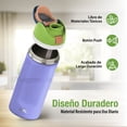 thumbnail image 4 of Magma Life Termo Acero Inoxidable 710 ml 24 oz, Material Seguro y Resistente, Tapa con Botón y Cerradura, Asa Integrada, Sellado Hermético, Antiderrapante, 4 of 8