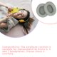 thumbnail image 5 of Sidaley Auriculares Almohadillas para los oídos Cojines montados en la cabeza Cancelación de ruido Orejera de malla Reemplazo de auriculares para Type3 NO3, 5 of 6