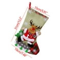 thumbnail image 7 of KCEHTA Christmas Stockings, Christmas Gift Bags, Personalized Christmas Stockings, Snowman Santa Hanging Stocking, Christmas Tree Hanging Decorations for Fireplace Wall Window Christmas Decor, 7 of 7