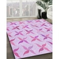 thumbnail image 2 of Ahgly Company Indoor Rectangle Patterned Orchid Purple Area Rugs, 5' x 7', 2 of 6