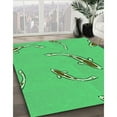 thumbnail image 2 of Ahgly Company Indoor Rectangle Patterned Neon Green Area Rugs, 2' x 5', 2 of 6