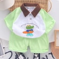 thumbnail image 4 of NIEWTR Boy's 2 Piece Summer Beach Set Short Sleeve Tee with Elastic Waist Short SetsSummer Pjs For 18-24 Months 2t 3t 4t 5t 6t Summer Pjs kids,4-5 Years, 4 of 4