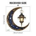 thumbnail image 4 of Adhesivos de pared decorativos con luna dorada y linterna, 4 of 4