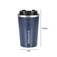 thumbnail image 2 of Tazas de café con aislamiento de 380 ml/500 ml, taza de viaje de acero inoxidable 304 para oficina en casa, 2 of 8