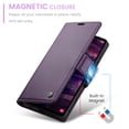 thumbnail image 4 of CaseMe Leather For Samsung Galaxy A05S Wallet Case with RFID Blocking, For Samsung Galaxy A05S Case Wallet for Women Men Card Holder Magnetic Clasp Kickstand Folio Case for Samsung Galaxy A05S,Purple, 4 of 11