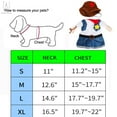 thumbnail image 2 of Gustave Halloween Dog Cat Clothes, Funny Cowboy Jacket Suit For Small Dogs & Cats Dressing up Clothes Christmas Halloween Party Apparel "West Cowboy Uniform, M", 2 of 8