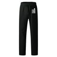 thumbnail image 2 of zuwimk Mens Pants Relaxed Fit,Men's Regular Fit Comfort Flex Waist Jean Black,M, 2 of 4