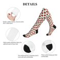 thumbnail image 5 of Picia Hand Drawn Strawberry Printed Sports Compression Socks - 15-20mmHg Graduated Compression, High-Performance Soft and Breathable Socks for Men and Women, 5 of 5