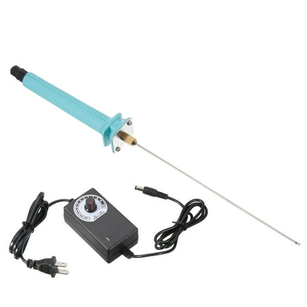 Uxcell 25CM 24W 110V-240V Foam Cutting Pen Set, Cutter Pen Cutting Tool with Start Switch & 24W Power Adapter, Blue