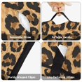 thumbnail image 6 of Black and Beige Leopard Print Teens Toddler Nap Mat with Pillow, Sleeping Mat Bag for Preschool Daycare 59"x22", 6 of 6