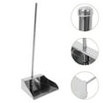thumbnail image 3 of HLONK Stainless Steel Dustpan Garbage Dustpan Home Cleaning Dustpan Refuse Container, 3 of 7