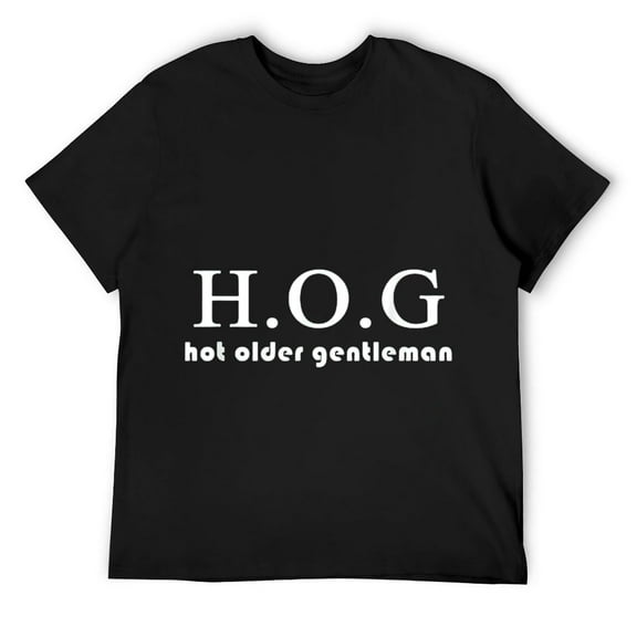 Hot Older Gentleman Sarcastic Funny Saying T-Shirt Black