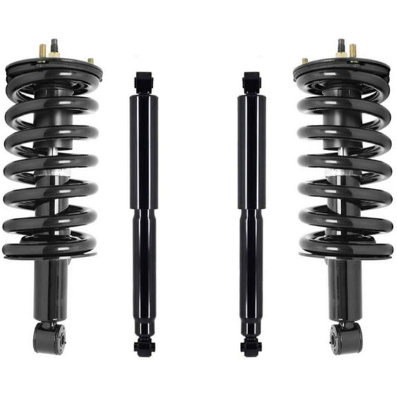 Front Complete Struts & Rear Shocks For Nissan Titan 2017-2019 Rear Wheel Drive