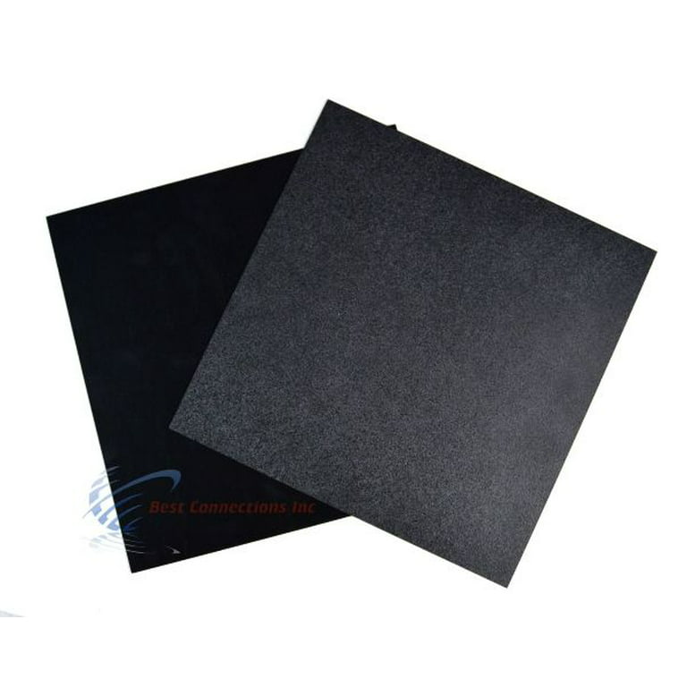 Buy Zuvas Black ABS Plastic Sheet 12'' x 16'' 1mm 6 Pack, Flexible Than  Plexiglass Sheet, Moldable Acrylic DIY Materials for Home Decor, Handcrafts  (Matte & Textured Finish) Black,Blue Online at desertcartNorway