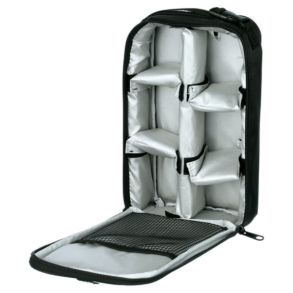 J.L. Childress Pack 'N Protect Insulated Cooler Bag for Baby Bottles and Food Containers, Black