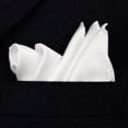 thumbnail image 3 of HAHDAXIA Essentiels de Gentleman Week-End Décontracté Poche Carrée Blanche, 3 of 4