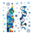 thumbnail image 2 of Christmas Decorations Snowman Window Stickers Pvc Static Stickers Holiday Party Decoration, 2 of 4